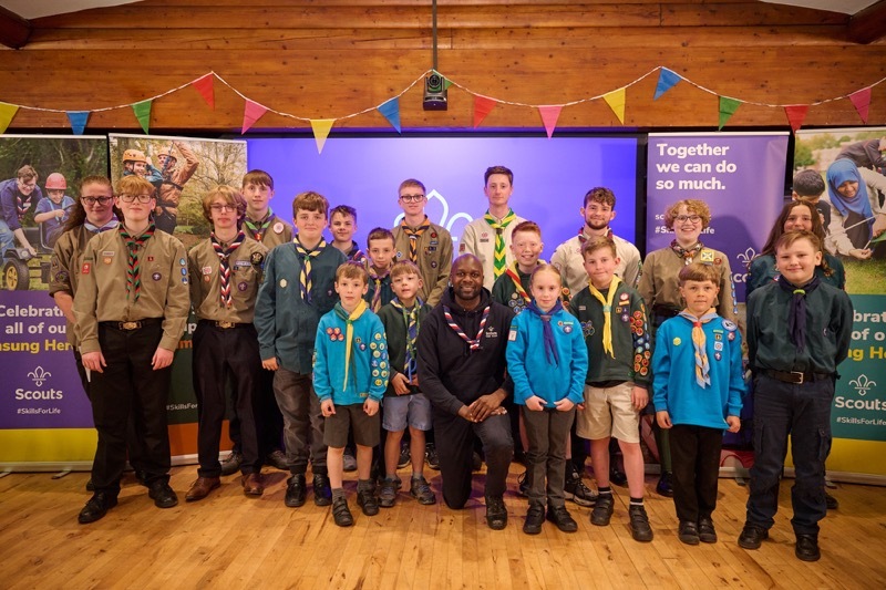 Other image for Freddie is one of only 20 UK Scouts to win Unsung Hero award
